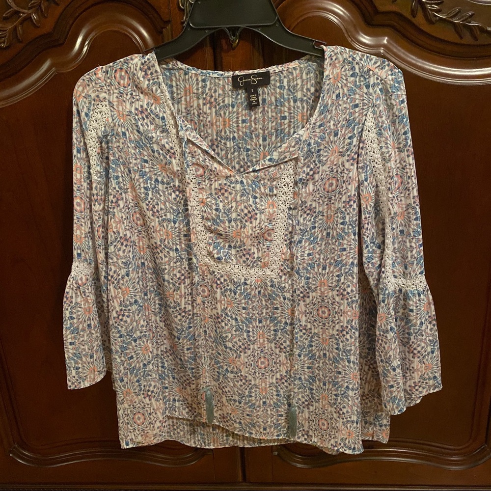 Paisley print blouse